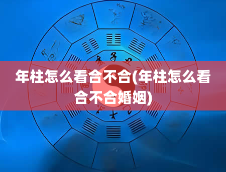 年柱怎么看合不合(年柱怎么看合不合婚姻)