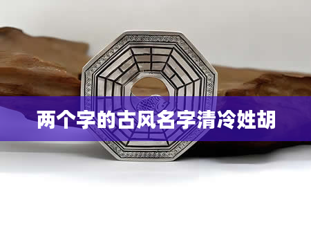 两个字的古风名字清冷姓胡