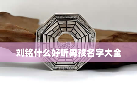 刘铭什么好听男孩名字大全