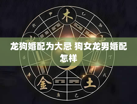 龙狗婚配为大忌 狗女龙男婚配怎样