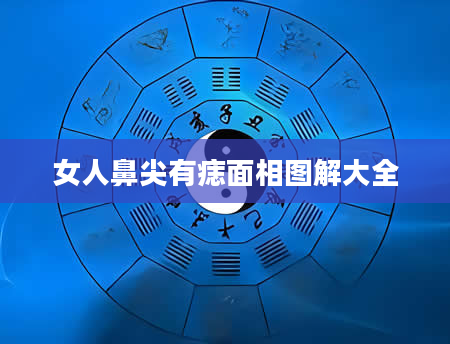 女人鼻尖有痣面相图解大全