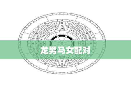 龙男马女配对