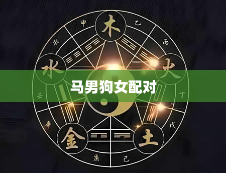 马男狗女配对