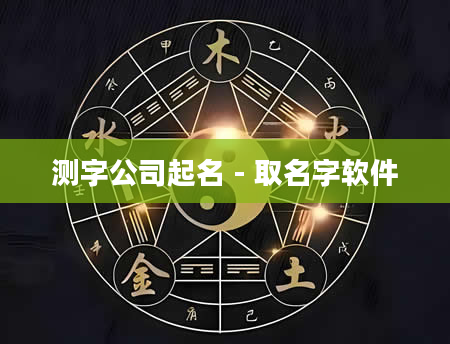 测字公司起名 - 取名字软件