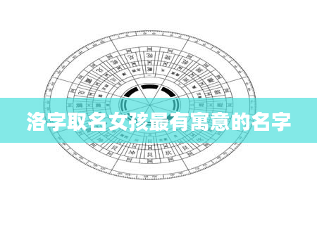 洛字取名女孩最有寓意的名字