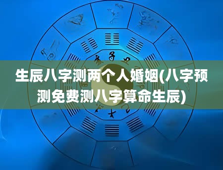生辰八字测两个人婚姻(八字预测免费测八字算命生辰)