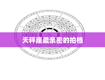 天秤座最亲密的拍档