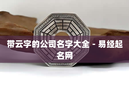 带云字的公司名字大全 - 易经起名网