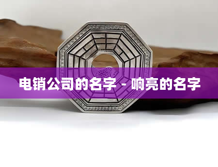 电销公司的名字 - 响亮的名字