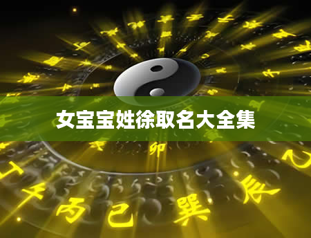 女宝宝姓徐取名大全集