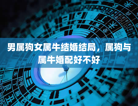 男属狗女属牛结婚结局，属狗与属牛婚配好不好