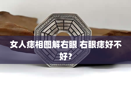 女人痣相图解右眼 右眼痣好不好？