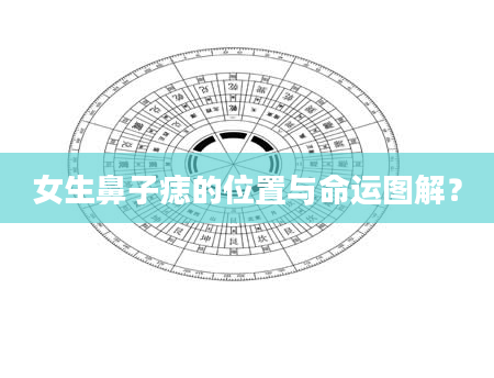 女生鼻子痣的位置与命运图解？