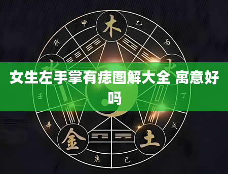 女生左手掌有痣图解大全 寓意好吗