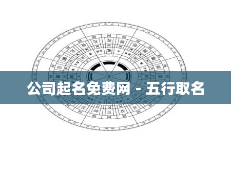 公司起名免费网 - 五行取名