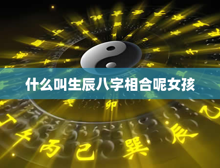 什么叫生辰八字相合呢女孩
