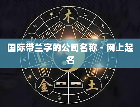 国际带兰字的公司名称 - 网上起名