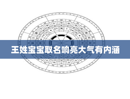 王姓宝宝取名响亮大气有内涵
