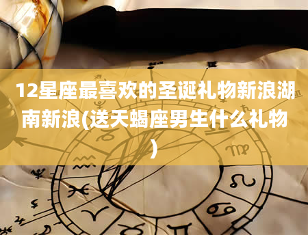 12星座最喜欢的圣诞礼物新浪湖南新浪(送天蝎座男生什么礼物)