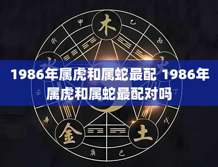 1986年属虎和属蛇最配 1986年属虎和属蛇最配对吗