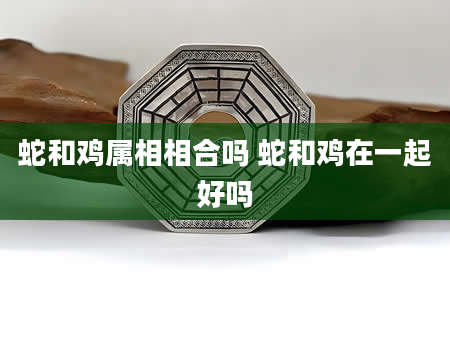 蛇和鸡属相相合吗 蛇和鸡在一起好吗