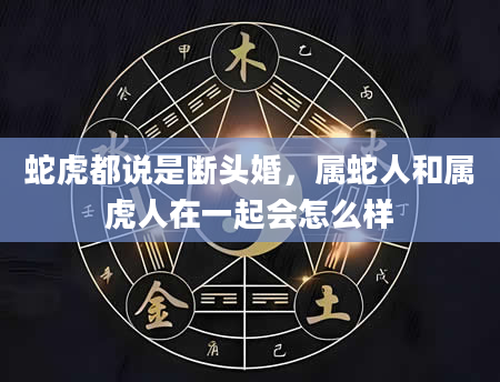蛇虎都说是断头婚，属蛇人和属虎人在一起会怎么样
