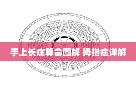 手上长痣算命图解 拇指痣详解