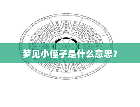 梦见小侄子是什么意思？
