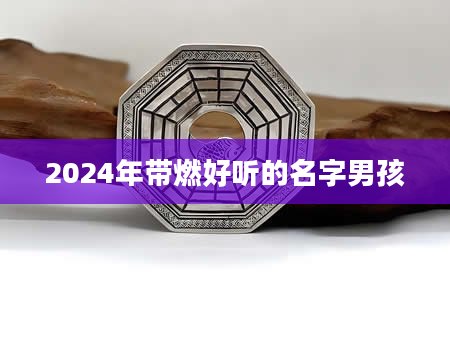 2024年带燃好听的名字男孩