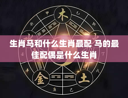 生肖马和什么生肖最配 马的最佳配偶是什么生肖