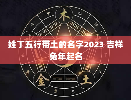 姓丁五行带土的名字2023 吉祥兔年起名