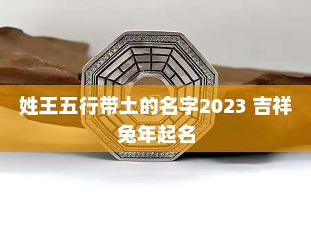姓王五行带土的名字2023 吉祥兔年起名