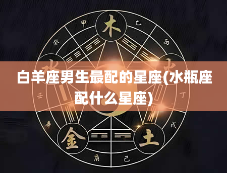 白羊座男生最配的星座(水瓶座配什么星座)