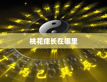 桃花痣长在哪里