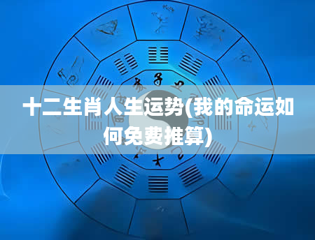 十二生肖人生运势(我的命运如何免费推算)