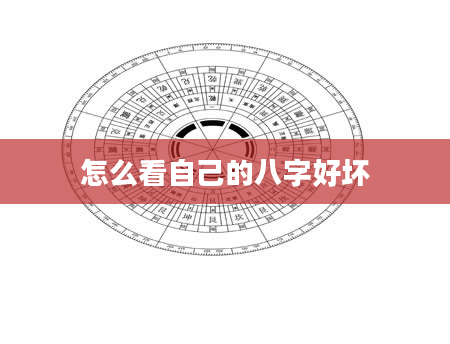 怎么看自己的八字好坏