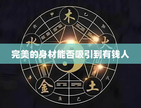完美的身材能否吸引到有钱人