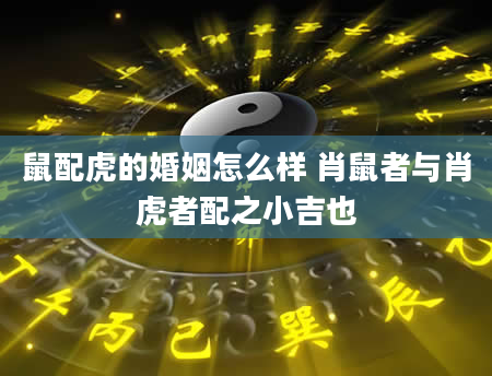 鼠配虎的婚姻怎么样 肖鼠者与肖虎者配之小吉也