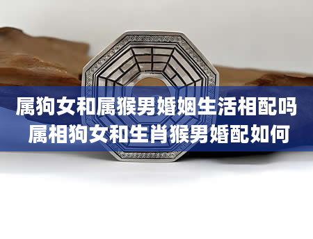 属狗女和属猴男婚姻生活相配吗 属相狗女和生肖猴男婚配如何