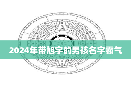 2024年带旭字的男孩名字霸气