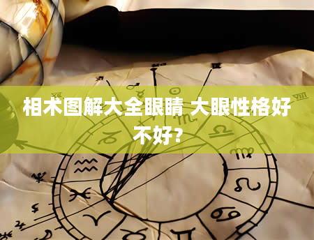 相术图解大全眼睛 大眼性格好不好？