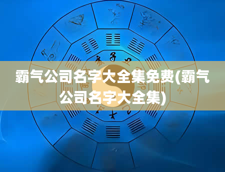 霸气公司名字大全集免费(霸气公司名字大全集)