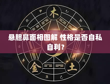 悬胆鼻面相图解 性格是否自私自利？