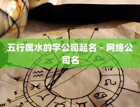 五行属水的字公司起名 - 网络公司名