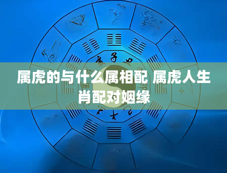 属虎的与什么属相配 属虎人生肖配对姻缘
