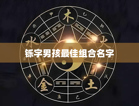 铄字男孩最佳组合名字