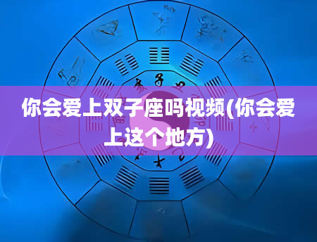 你会爱上双子座吗视频(你会爱上这个地方)