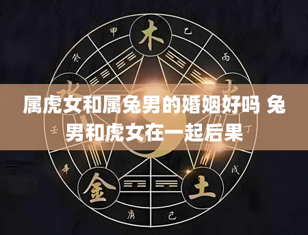 属虎女和属兔男的婚姻好吗 兔男和虎女在一起后果