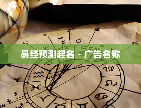 易经预测起名 - 广告名称