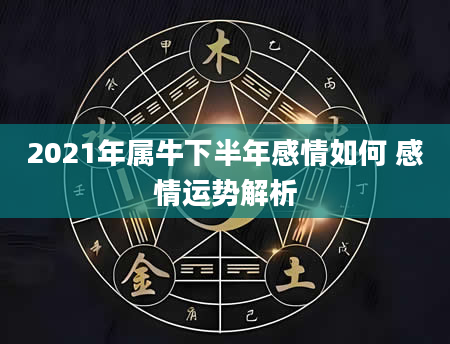 2021年属牛下半年感情如何 感情运势解析